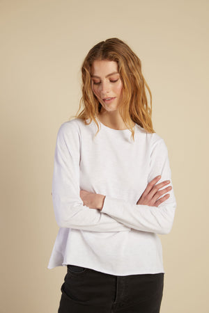 Line Of Oslo Lisa Longsleeve Sweaters White 001