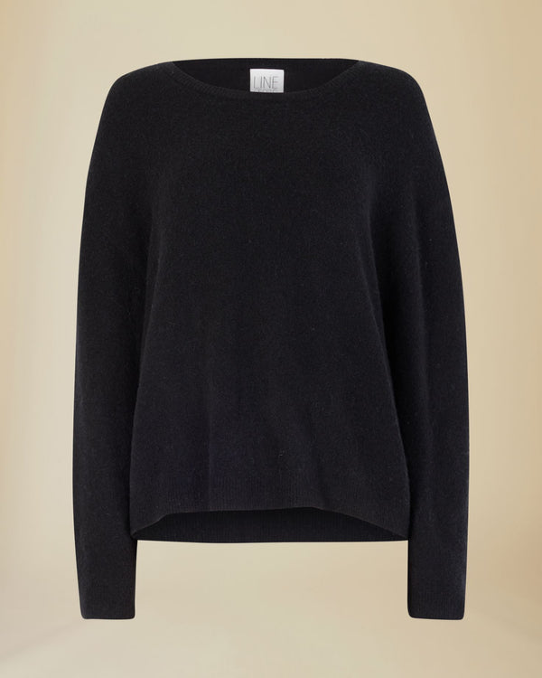 Line Of Oslo Luca Sweater Knitted sweaters Black 097