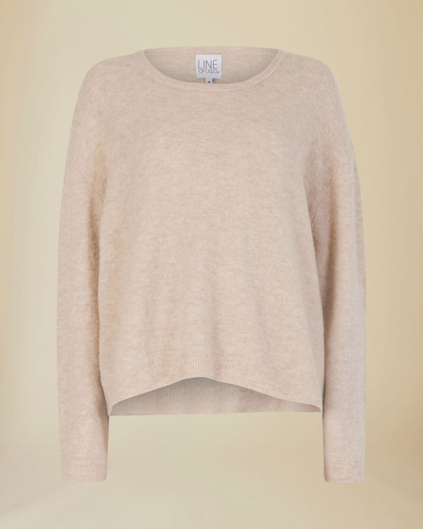 Line Of Oslo Luca Sweater Knitted sweaters Sand 069