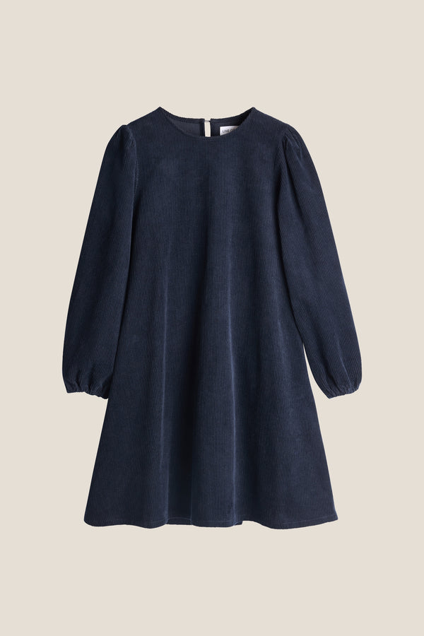 Line Of Oslo Luna Cord Kjole Dress Dark blue