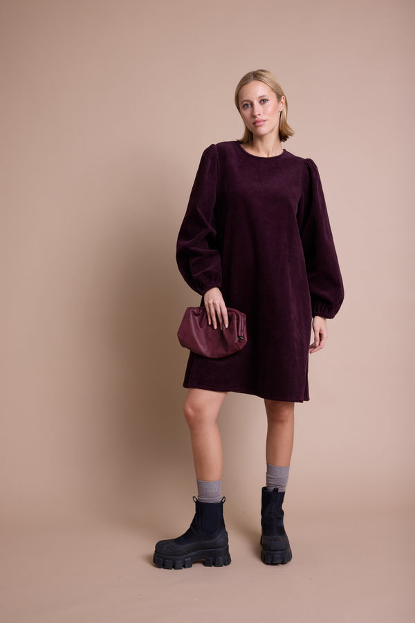 Line Of Oslo Luna Cord Kjole Dress Port 008