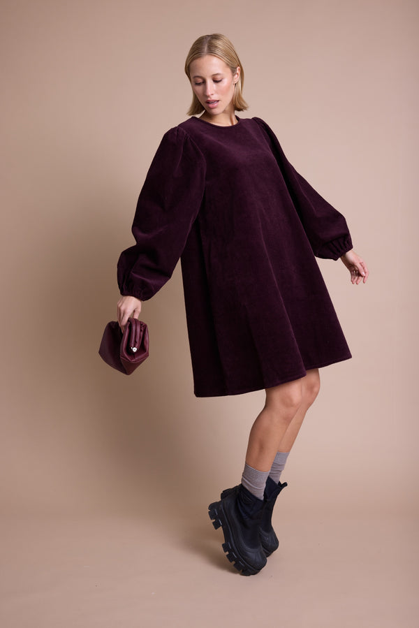Line Of Oslo Luna Cord Kjole Dress Port 008