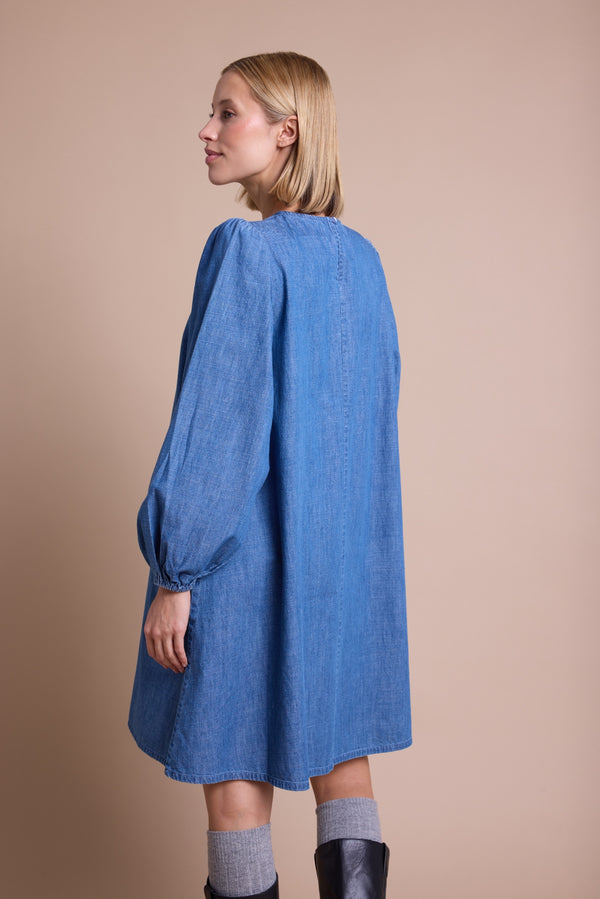 Line Of Oslo Luna Denim Kjole Dress Denim 099