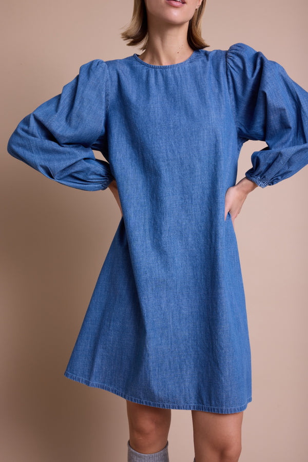Line Of Oslo Luna Denim Kjole Dress Denim 099