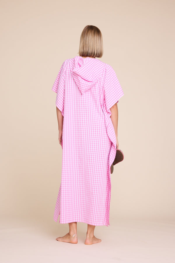 Line Of Oslo Mallis Check Dress Dress Pink 002