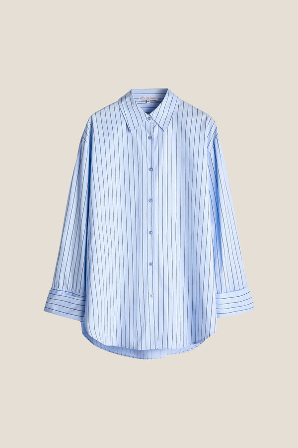 Line Of Oslo Man Skjorte Blouse Blue 066