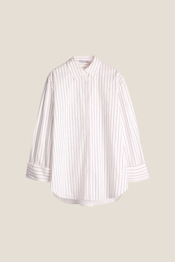 Line Of Oslo Man Skjorte Blouse White w/red