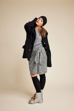 Line Of Oslo Maren Sequins Skirt Skirts Silver