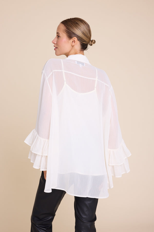 Line Of Oslo Maria Blouse Blouse Creme 091