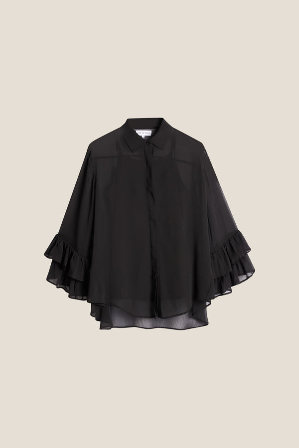 Line Of Oslo Maria Blouse Blouse Black 097