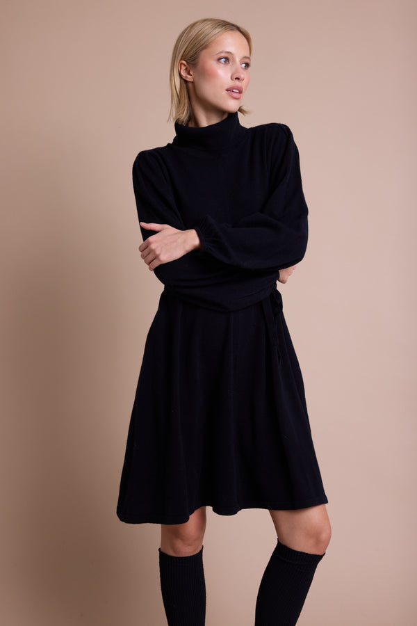 Line Of Oslo Mica Strikket Kjole  Black 097