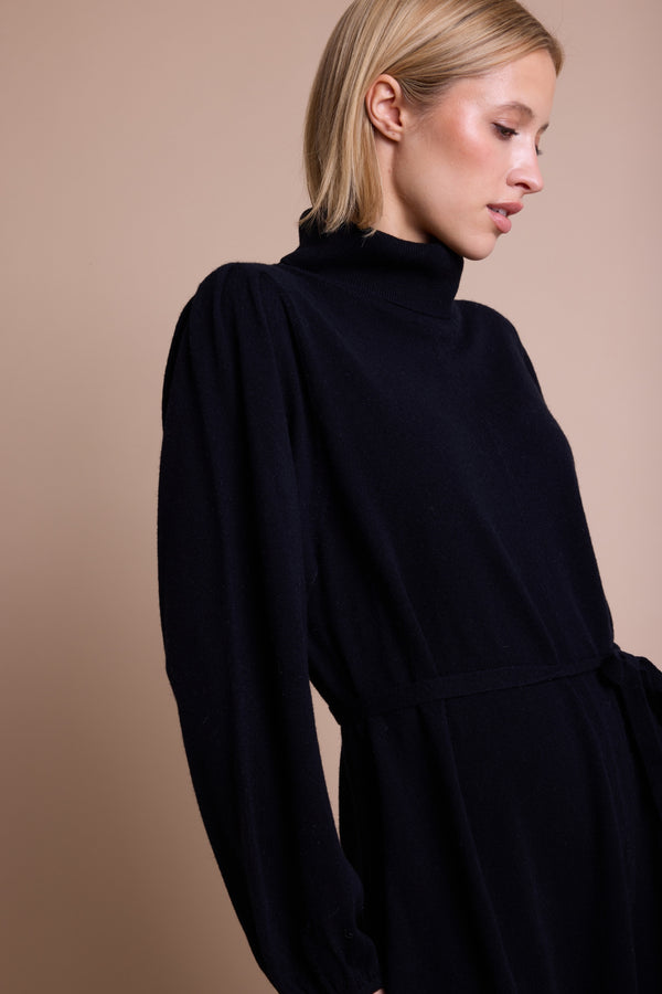 Line Of Oslo Mica Strikket Kjole  Black 097