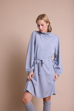 Line Of Oslo Mica Strikket Kjole  Grey Melange 006