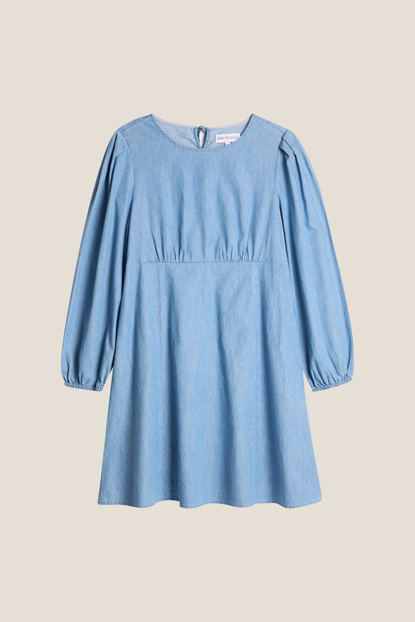 Line Of Oslo Miller Short Denim Dress Dress Light denim