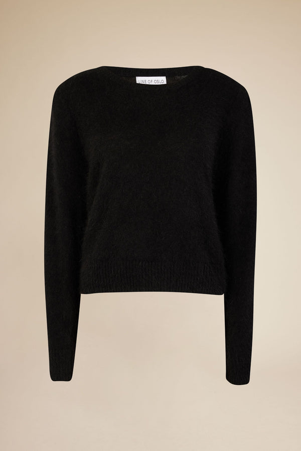 Line Of Oslo Minelli Knitted Sweater Knitted sweaters Black 097