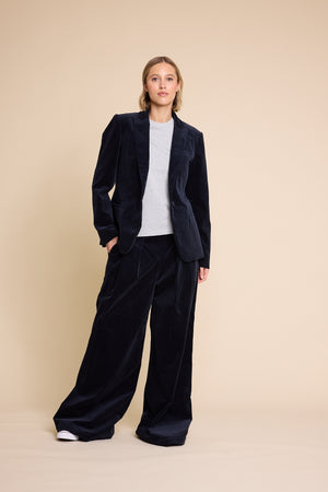 Line Of Oslo Mister Cord Trouers Trouser Blue 066