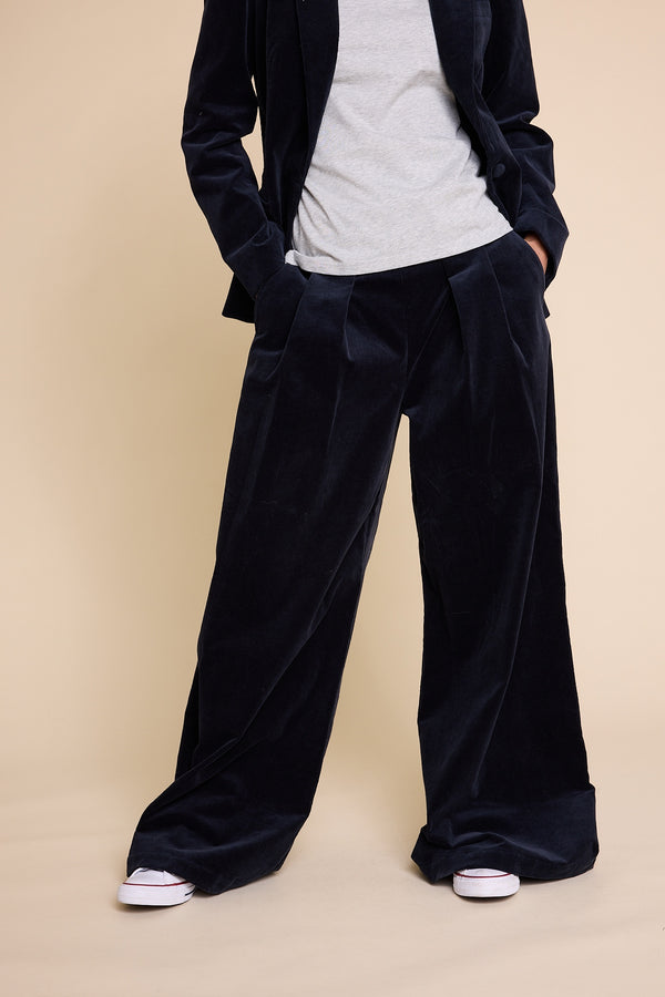 Line Of Oslo Mister Cord Trouers Trouser Blue 066
