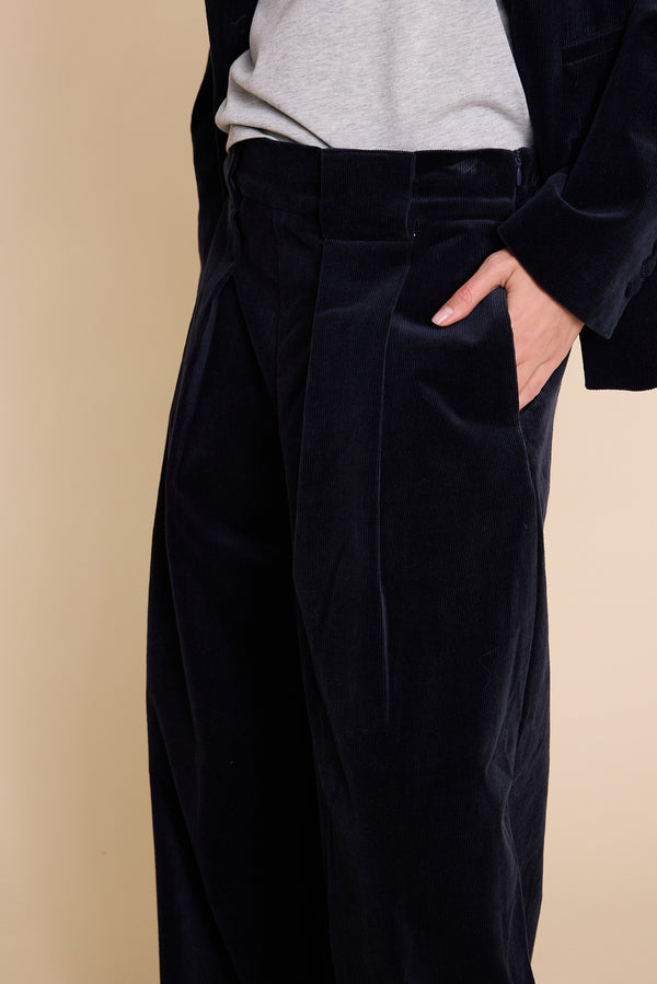 Line Of Oslo Mister Cord Trouers Trouser Blue 066