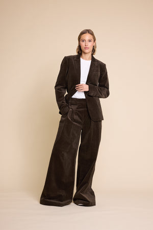 Line Of Oslo Mister Cord Trouers Trouser Brown 063