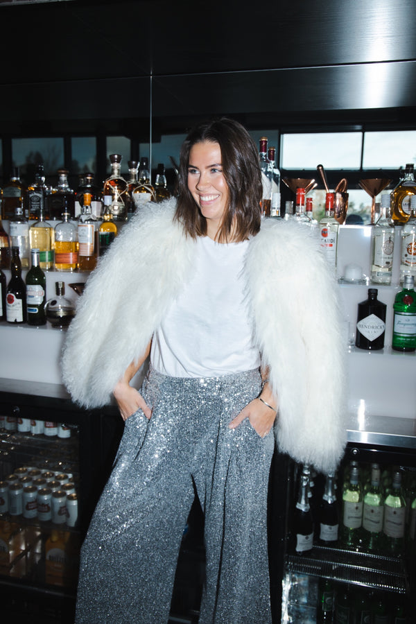 Line Of Oslo Mister Sequins Trousers Trouser Silver