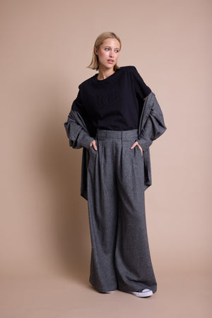 Line Of Oslo Mister Wool Bukse Trouser Antracite 004