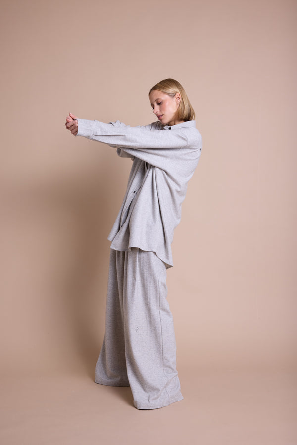 Line Of Oslo Mister Wool Bukse Trouser Grey 005