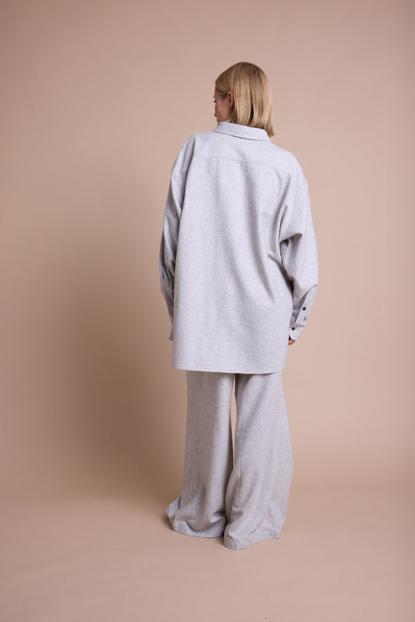 Line Of Oslo Mister Wool Bukse Trouser Grey 005