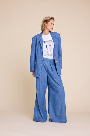 Line Of Oslo Mister Denim Trousers Trouser Dark denim