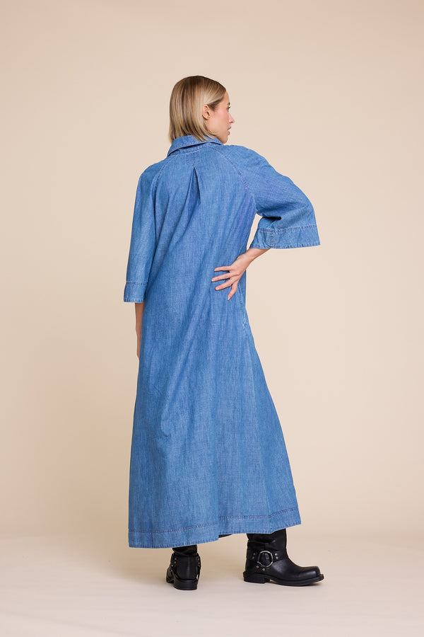 Line Of Oslo Momo Denim Dress Dress Dark denim