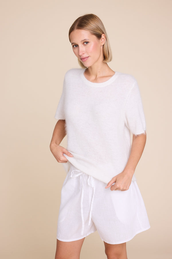 Line Of Oslo Monroe AW25 Knitted sweater Creme 091