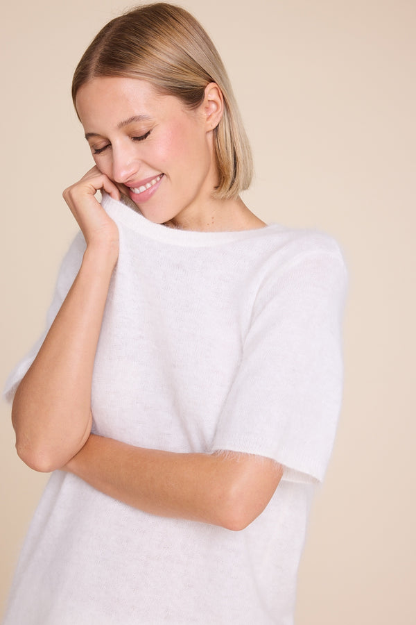 Line Of Oslo Monroe AW25 Knitted sweater Creme 091