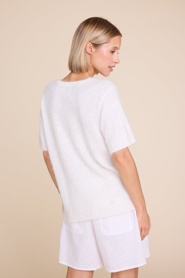 Line Of Oslo Monroe AW25 Knitted sweater Creme 091
