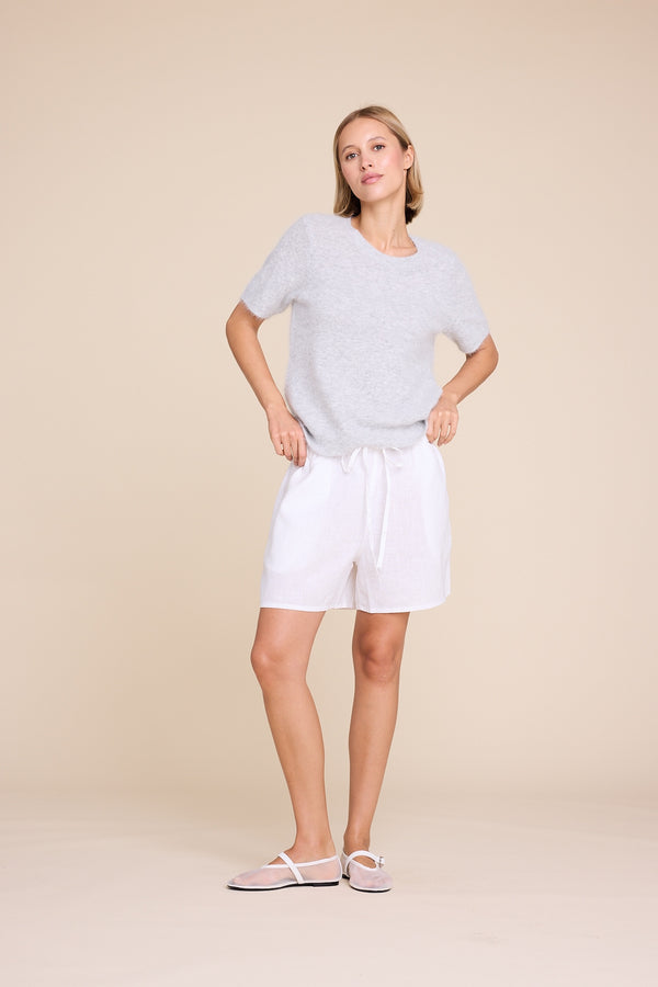Line Of Oslo Monroe AW25 Knitted sweater Grey Melange 006