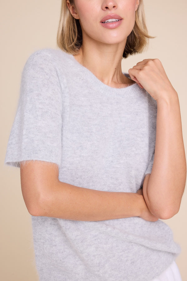 Line Of Oslo Monroe AW25 Knitted sweater Grey Melange 006