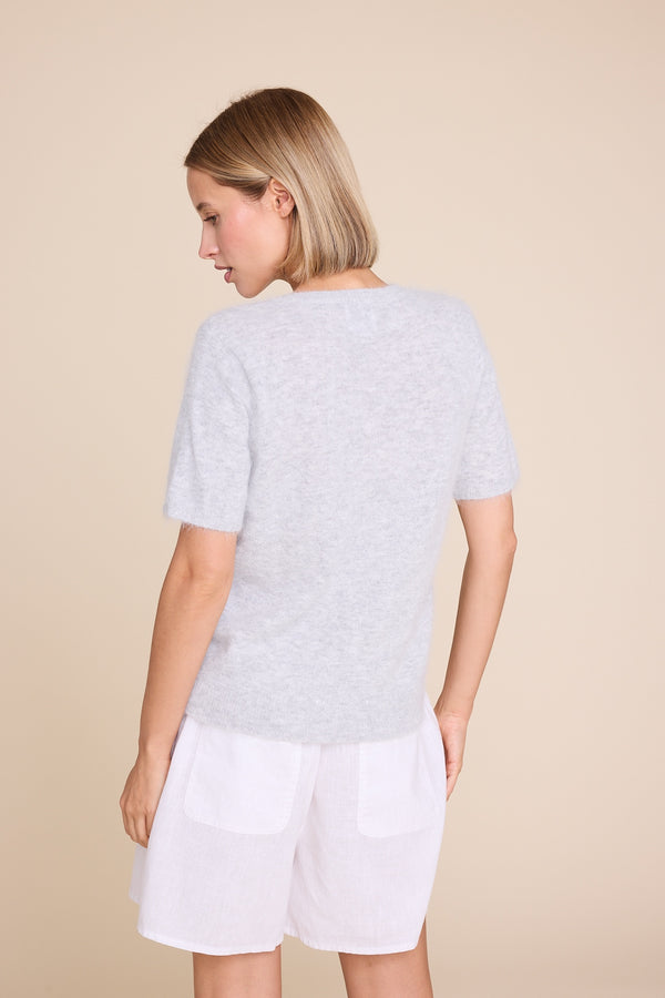 Line Of Oslo Monroe AW25 Knitted sweater Grey Melange 006