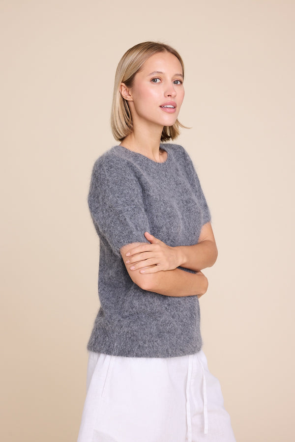 Line Of Oslo Monroe AW25 Knitted sweater Antracite 004
