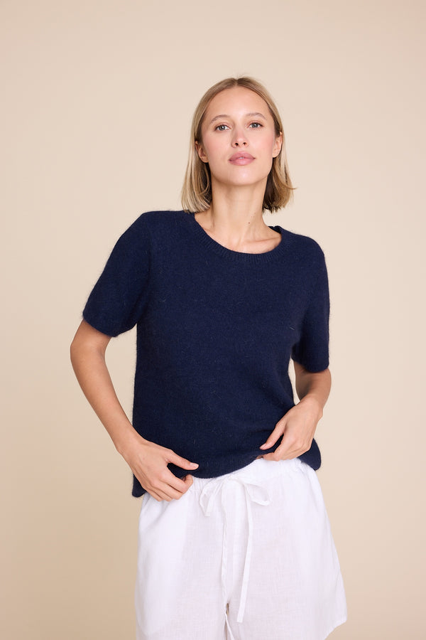Line Of Oslo Monroe AW25 Knitted sweater Blue 066