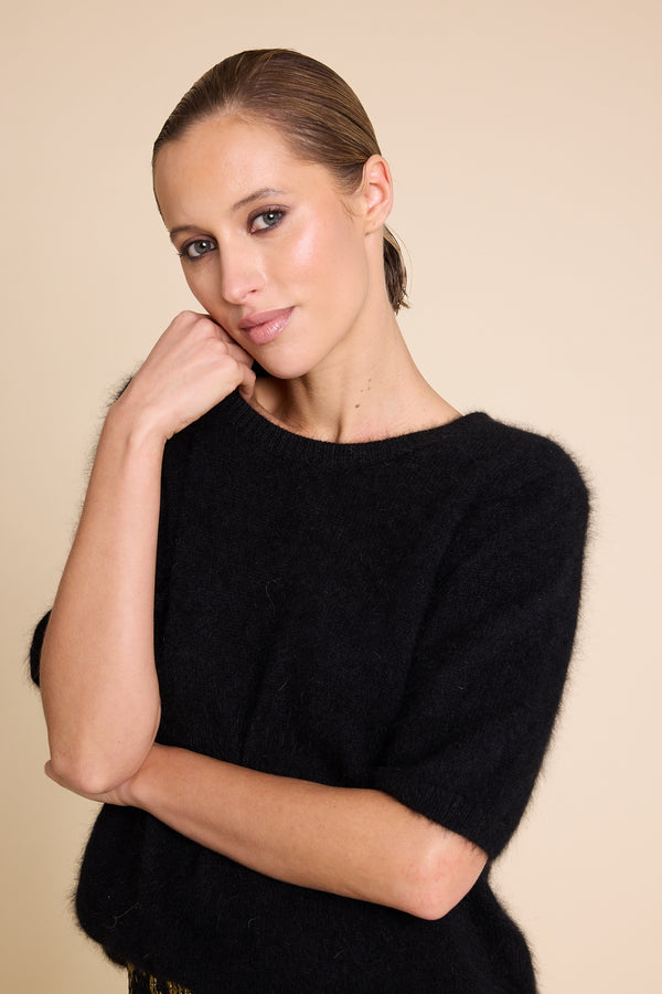 Line Of Oslo Monroe AW25 Knitted sweater Black 097