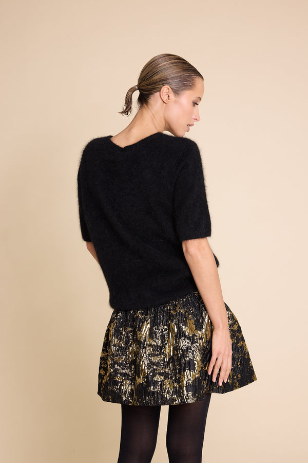 Line Of Oslo Monroe AW25 Knitted sweater Black 097
