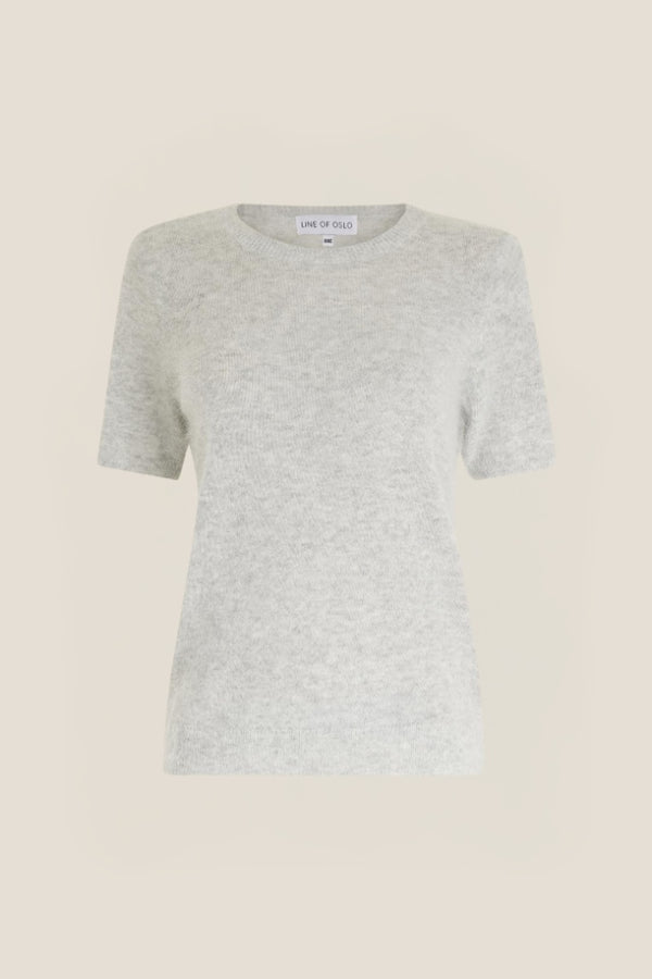 Line Of Oslo Monroe AW25 Knitted sweater Grey Melange 006