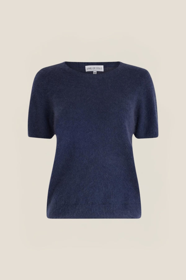 Line Of Oslo Monroe AW25 Knitted sweater Blue 066