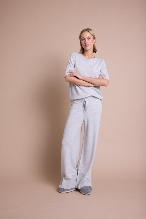 Line Of Oslo Monroe Longer Arm Topp  Grey Melange 006