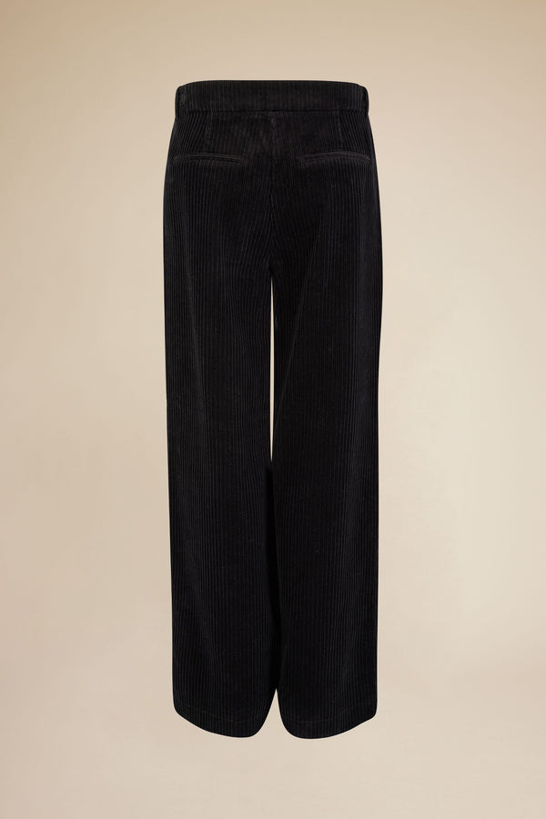 Line Of Oslo Moon Cord 24 Trousers Trouser Black 097