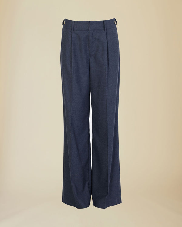 Line Of Oslo Moon Solid Trousers Trousers Antracite 004