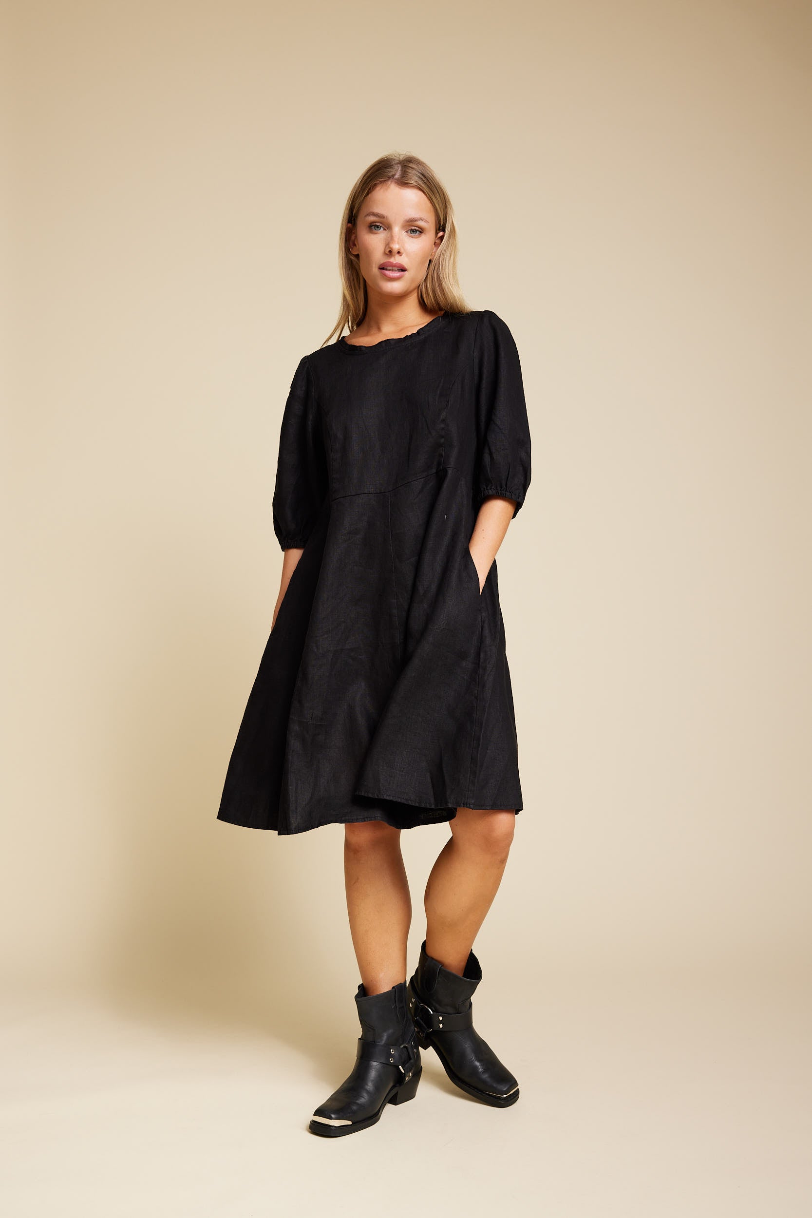 line of oslo dress Line of Oslo Alice Check Dress Orange / L