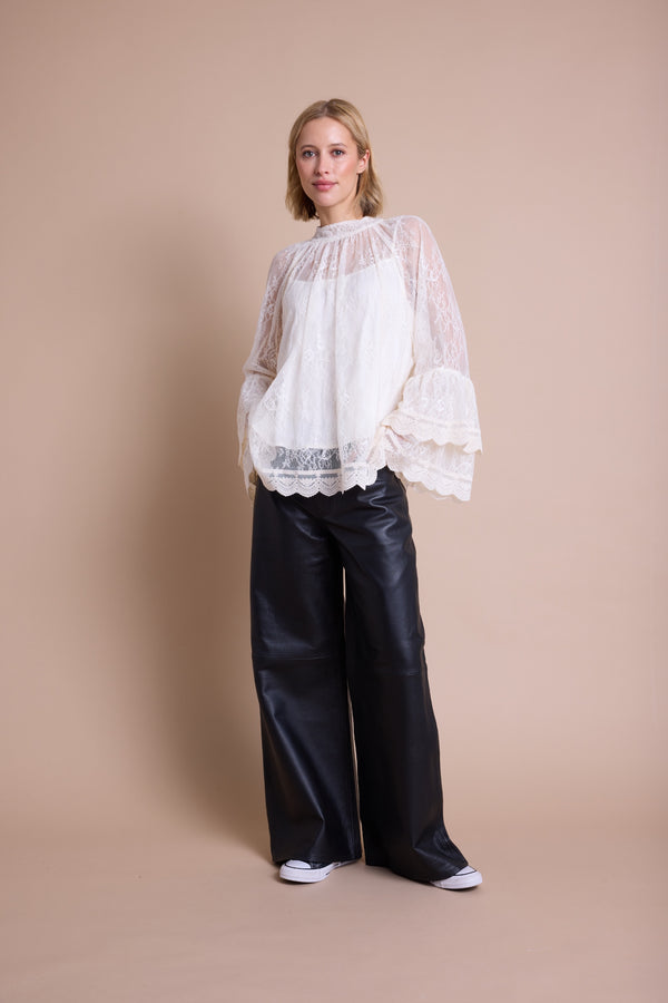 Line Of Oslo Old Bluse Blouse Creme 091