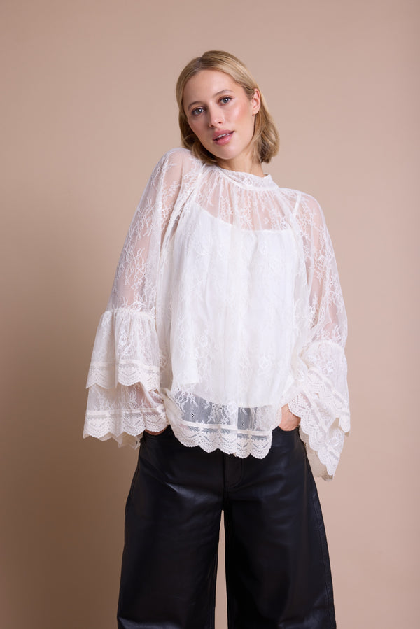 Line Of Oslo Old Bluse Blouse Creme 091