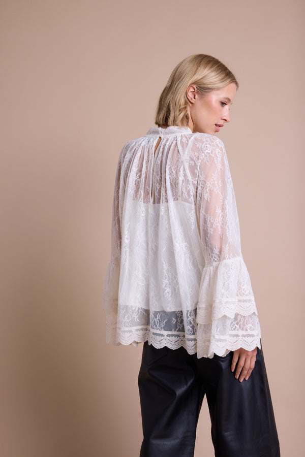 Line Of Oslo Old Bluse Blouse Creme 091