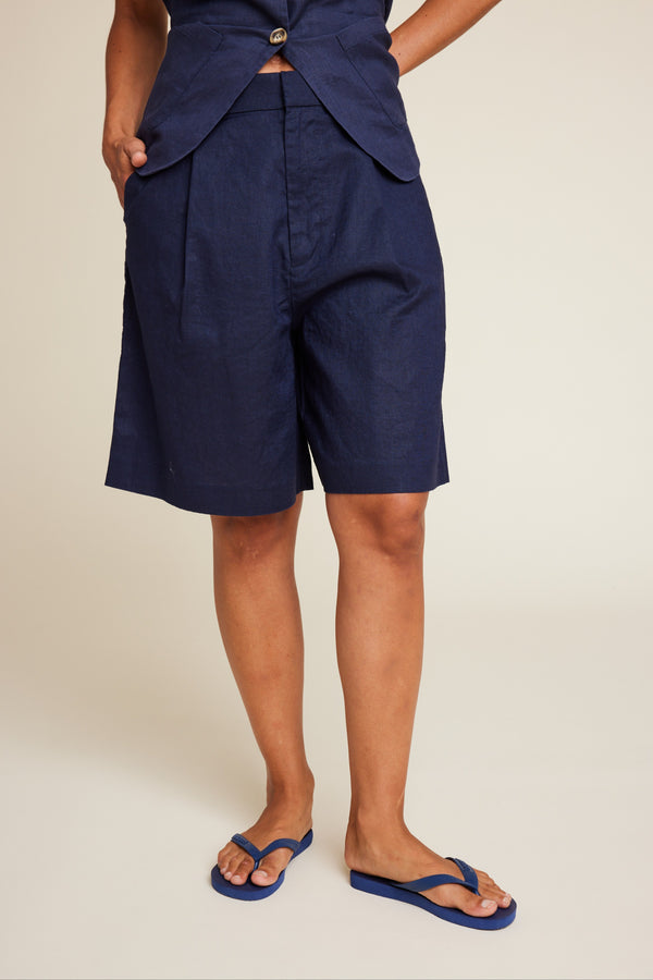 Line Of Oslo Pluto 25 Shorts Short Blue 066