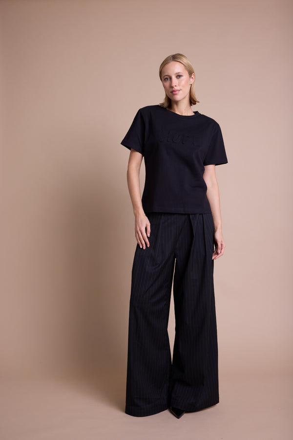 Line Of Oslo Preppy Hope T-skjorte T-shirt Black 097